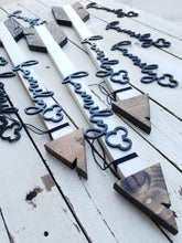 Load image into Gallery viewer, Not So Hidden Mickey 'Family' Arrow (White w/black)