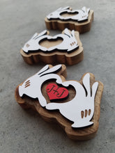 Load image into Gallery viewer, Animated Farmhouse Hands w/Custom Heart