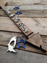 Load image into Gallery viewer, 'Home of the Brave' Patriotic Arrow
