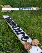 Load image into Gallery viewer, 'Always seek Adventure' Rustic Arrow
