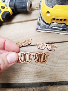 'Wood Nerd' Pin/Magnet