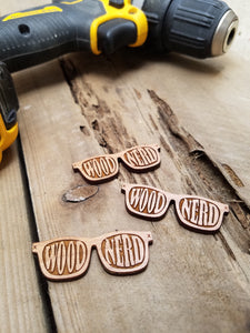 'Wood Nerd' Pin/Magnet