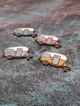 Load image into Gallery viewer, Hand Painted &#39;Camper&#39; Pin/Magnet
