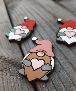 'Christmas Gnome' Pin/Magnet