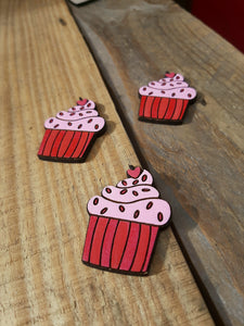 'Cupcake Love' Pin/Magnet