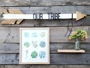 'OUR TRIBE' Rustic Arrow 2.0