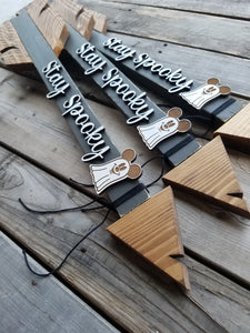 'Stay Spooky' Rustic Arrow