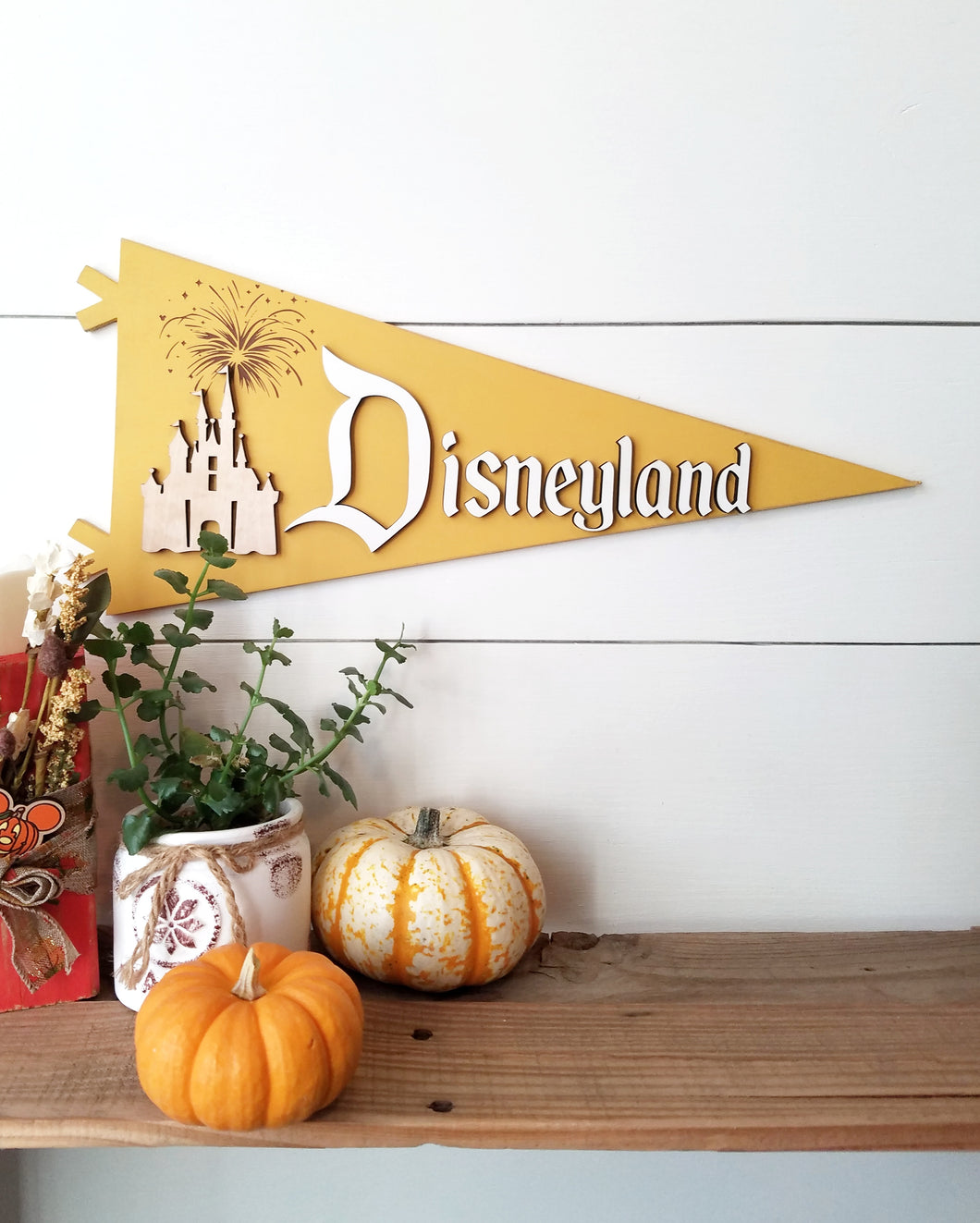 Vintage Inspired Disneyland Pennant