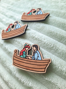 "Ariel and Eric" Pin/Magnet