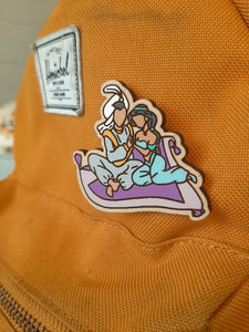 "Jasmine and Aladdin" Pin/Magnet