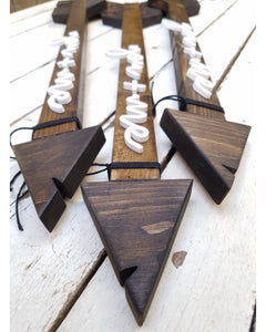 'you + me' Rustic Arrow