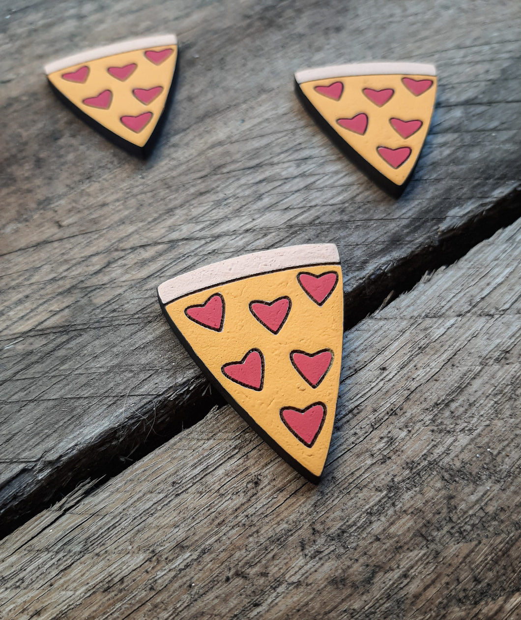 'Pizza Time!' Pin/Magnet