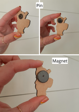 Load image into Gallery viewer, &quot;Winnie the Pooh&quot; Pin/Magnet
